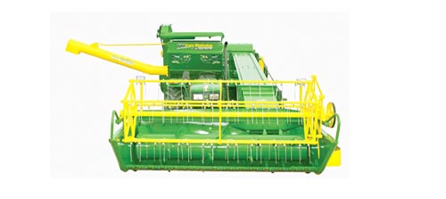 mini combine harvester
